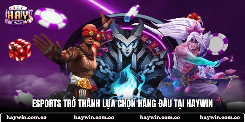 Esports trở thành lựa chọn hàng đầu tại HAYWIN
