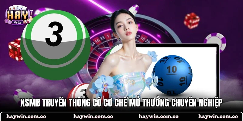 XSMB truyền thống có cơ chế mở thưởng chuyên nghiệp